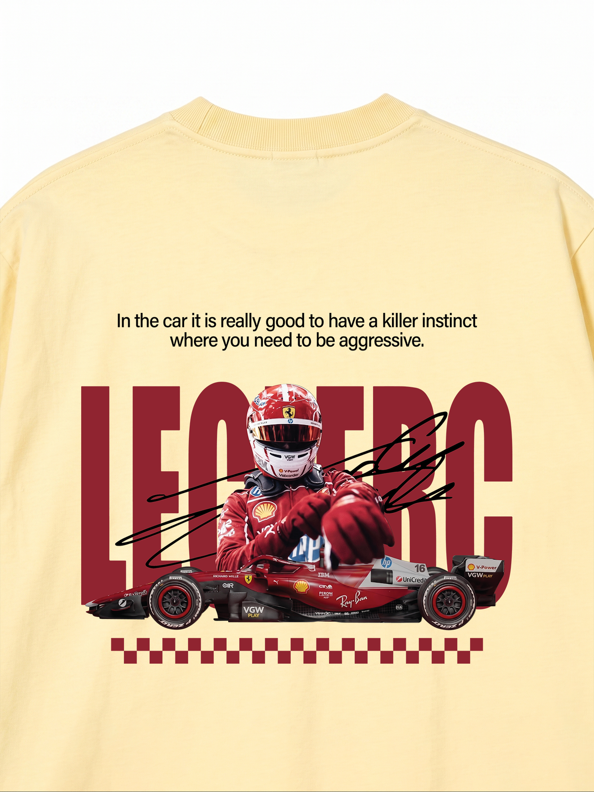 Áo Thun Relaxed Fit Car Leclerc