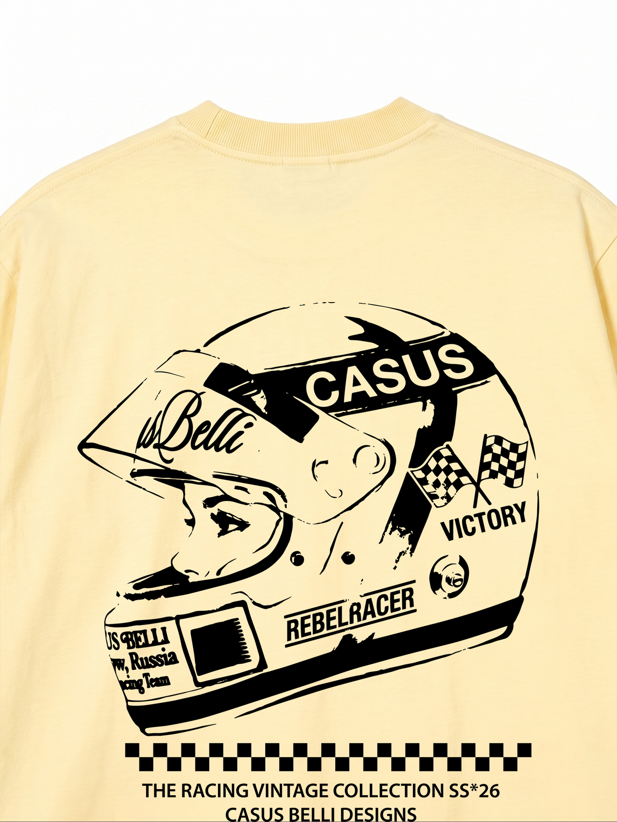Áo Thun Relaxed Fit Car Racing Vibes