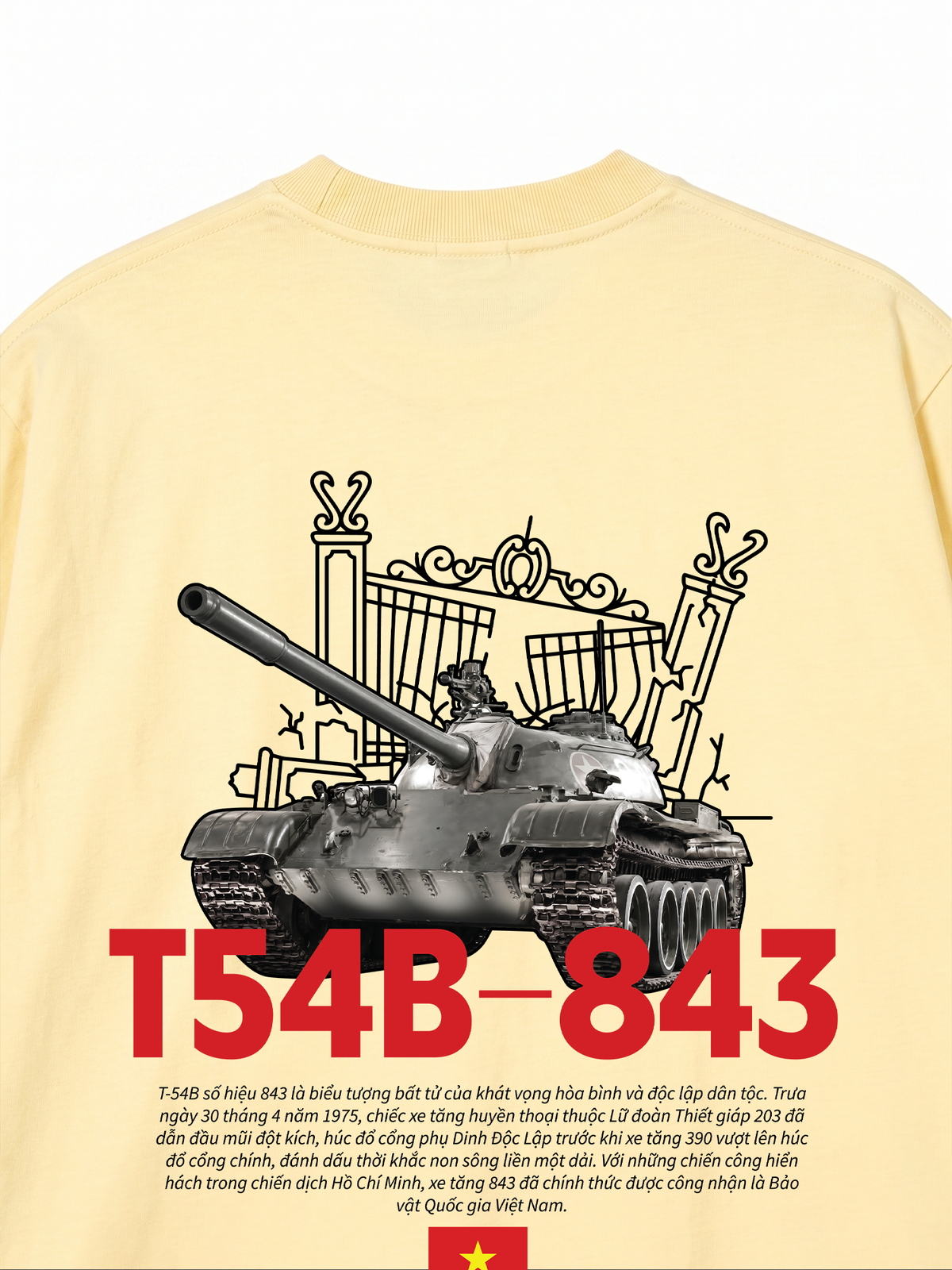 Áo Thun Relaxed Fit Việt Nam T54B-843
