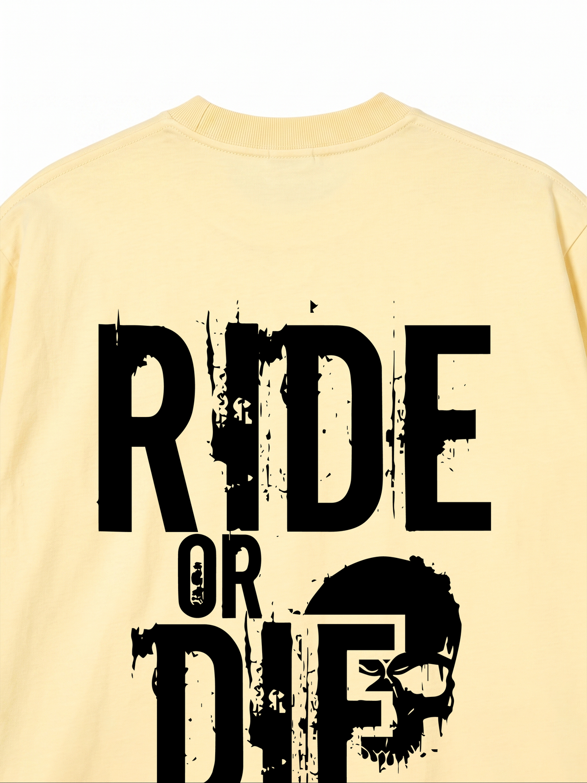 Áo Thun Relaxed Fit Skull Ride Or Die