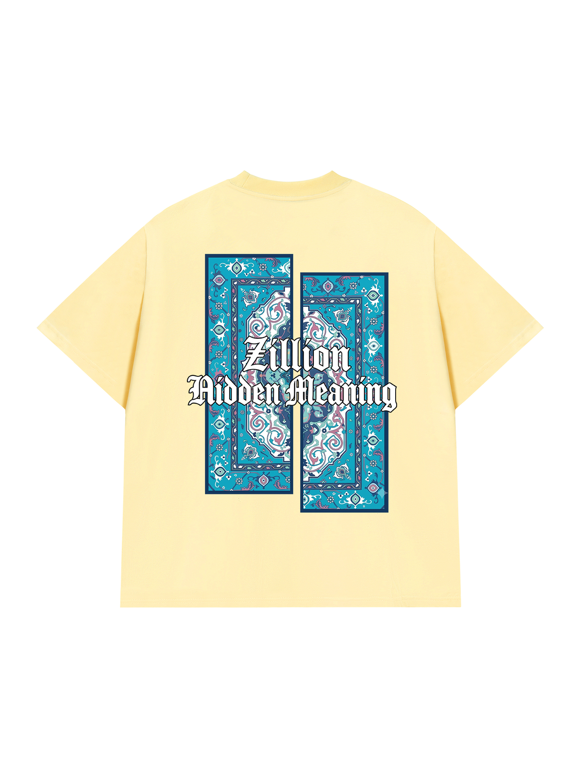 Áo Thun Relaxed Fit Zillion Blue Rug