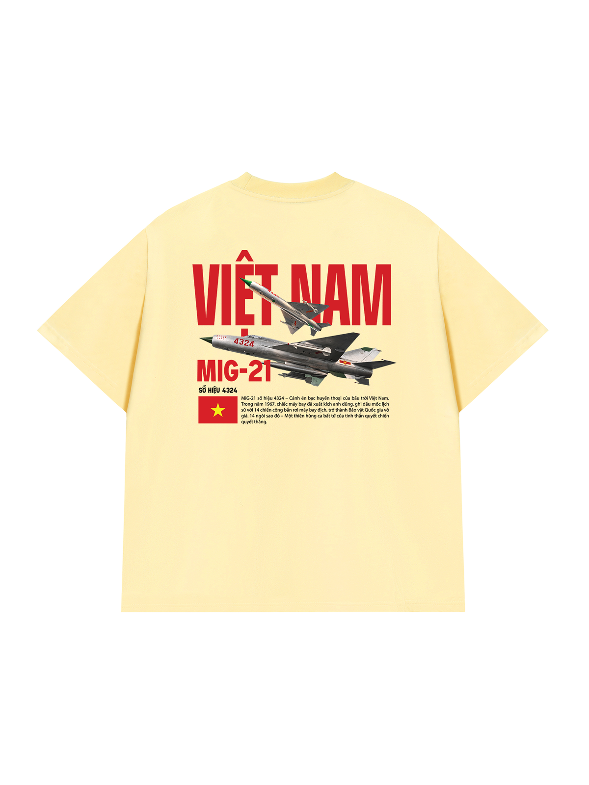Áo Thun Relaxed Fit Việt Nam Mig-21