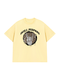 Áo Thun Relaxed Fit Skull Leopard