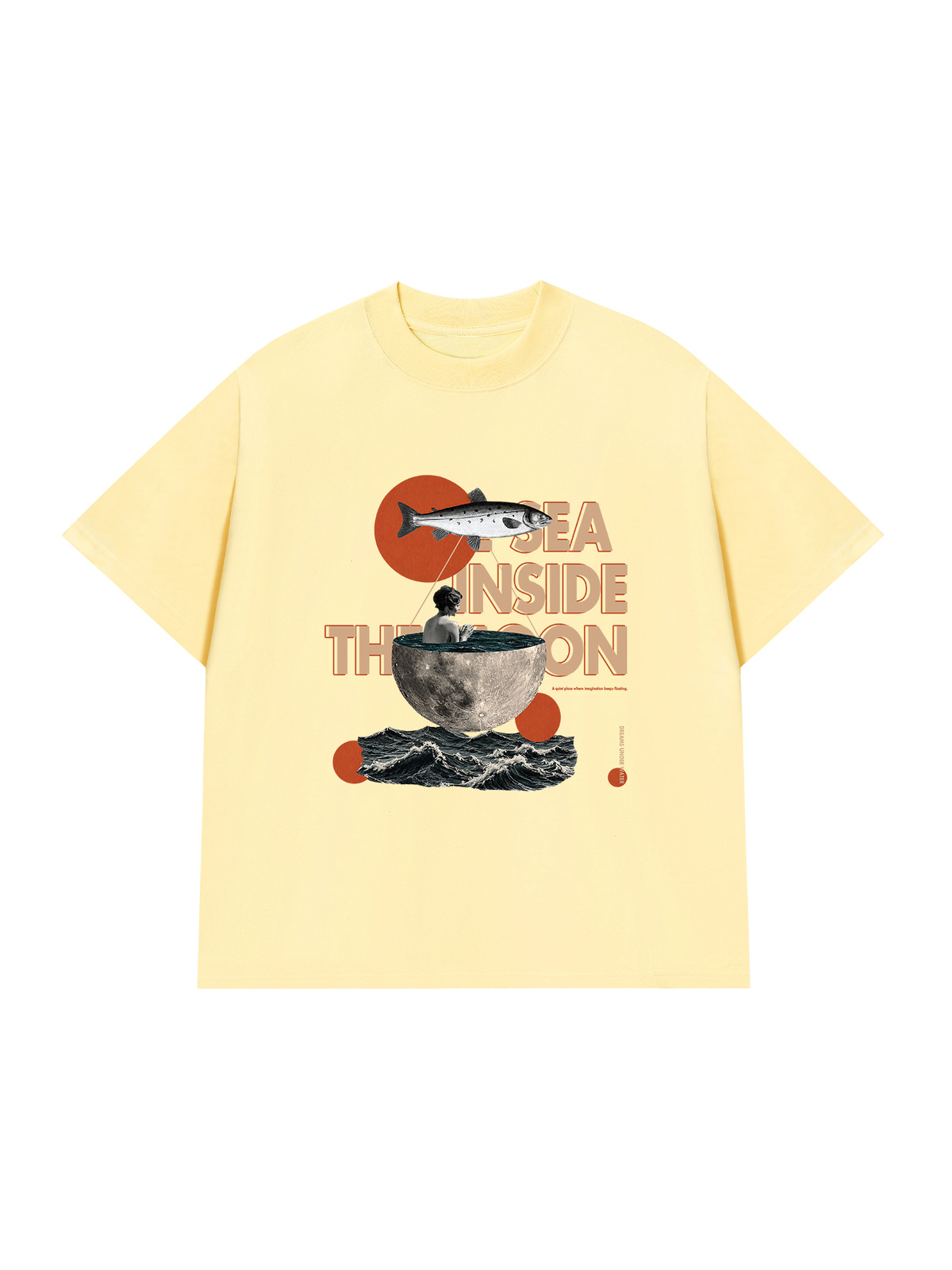 Áo Thun Relaxed Fit THE SEA INSIDE THE MOON