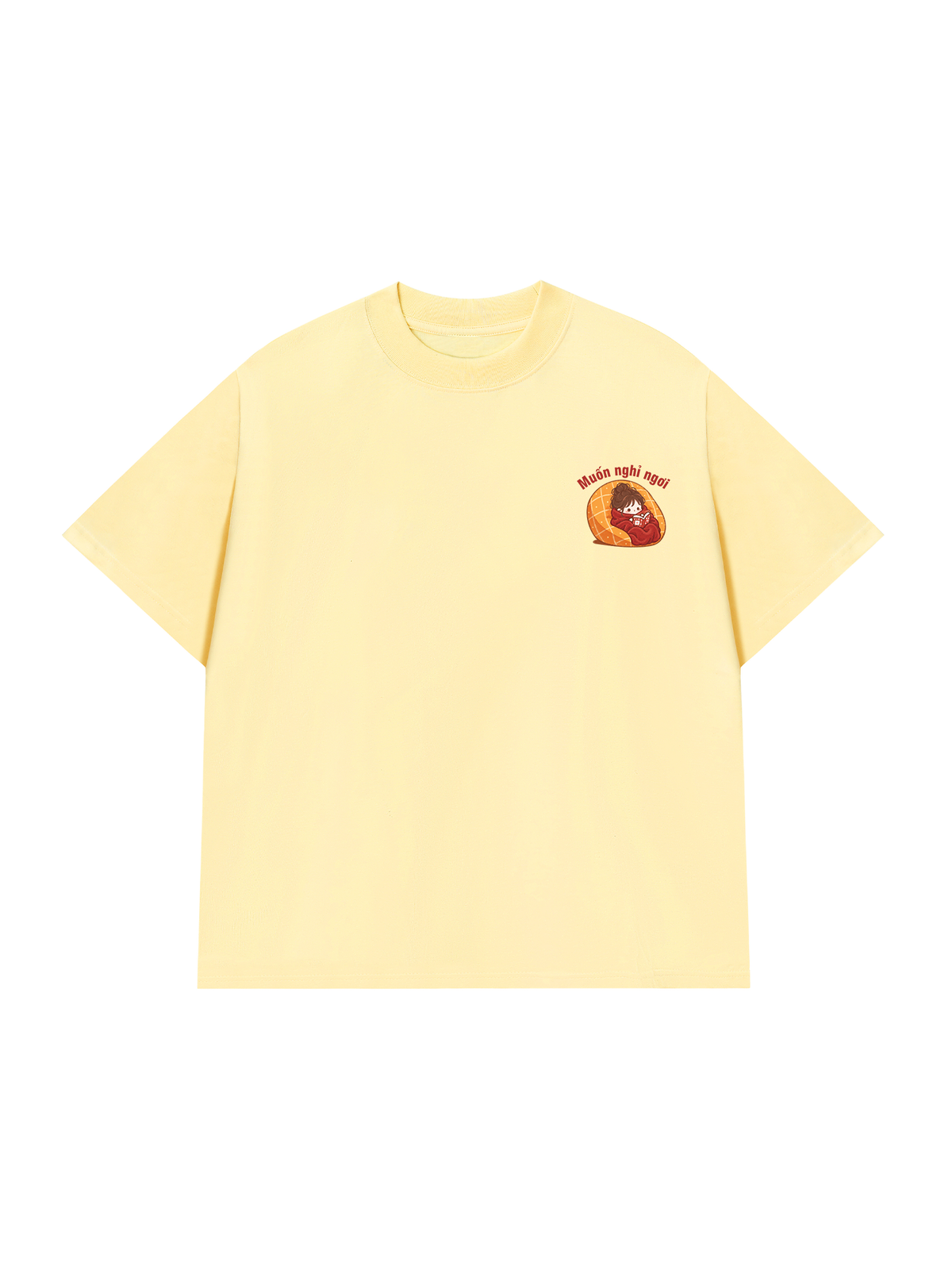 Áo Thun Relaxed Fit Muốn Nghỉ Ngơi