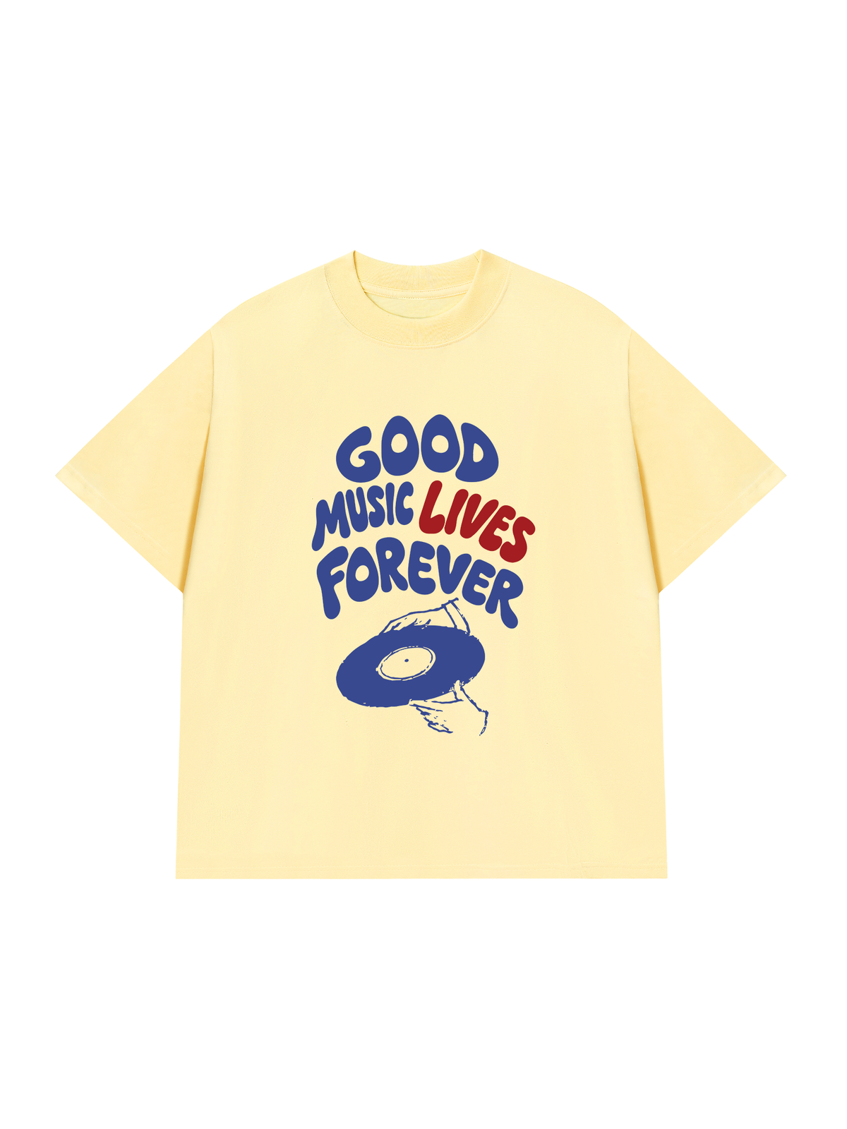 Áo Thun Relaxed Fit Good Music Lives Forever