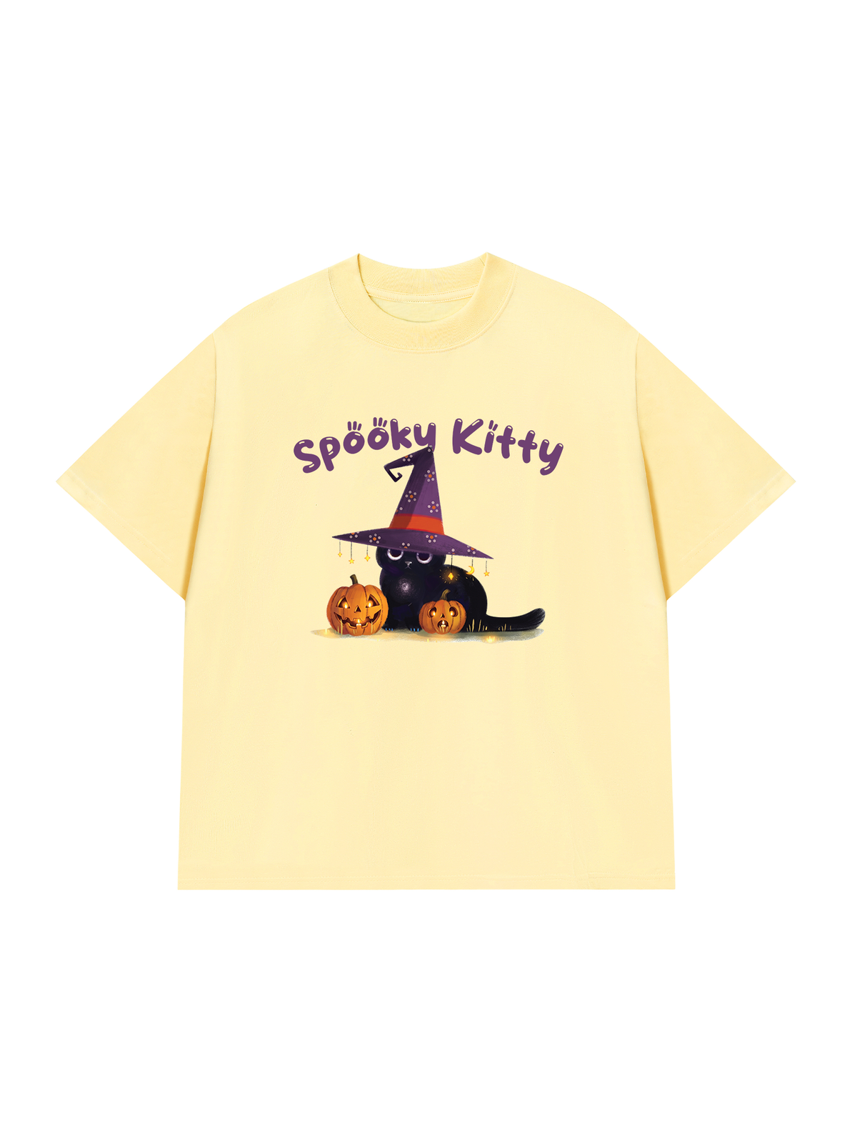 Áo Thun Relaxed Fit Spooky Kitty