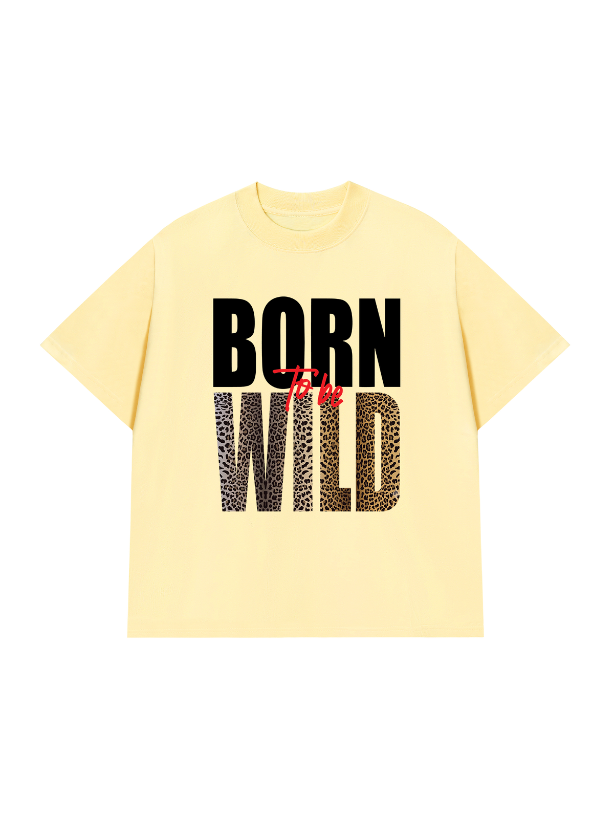 Áo Thun Relaxed Fit Born To Be Wild