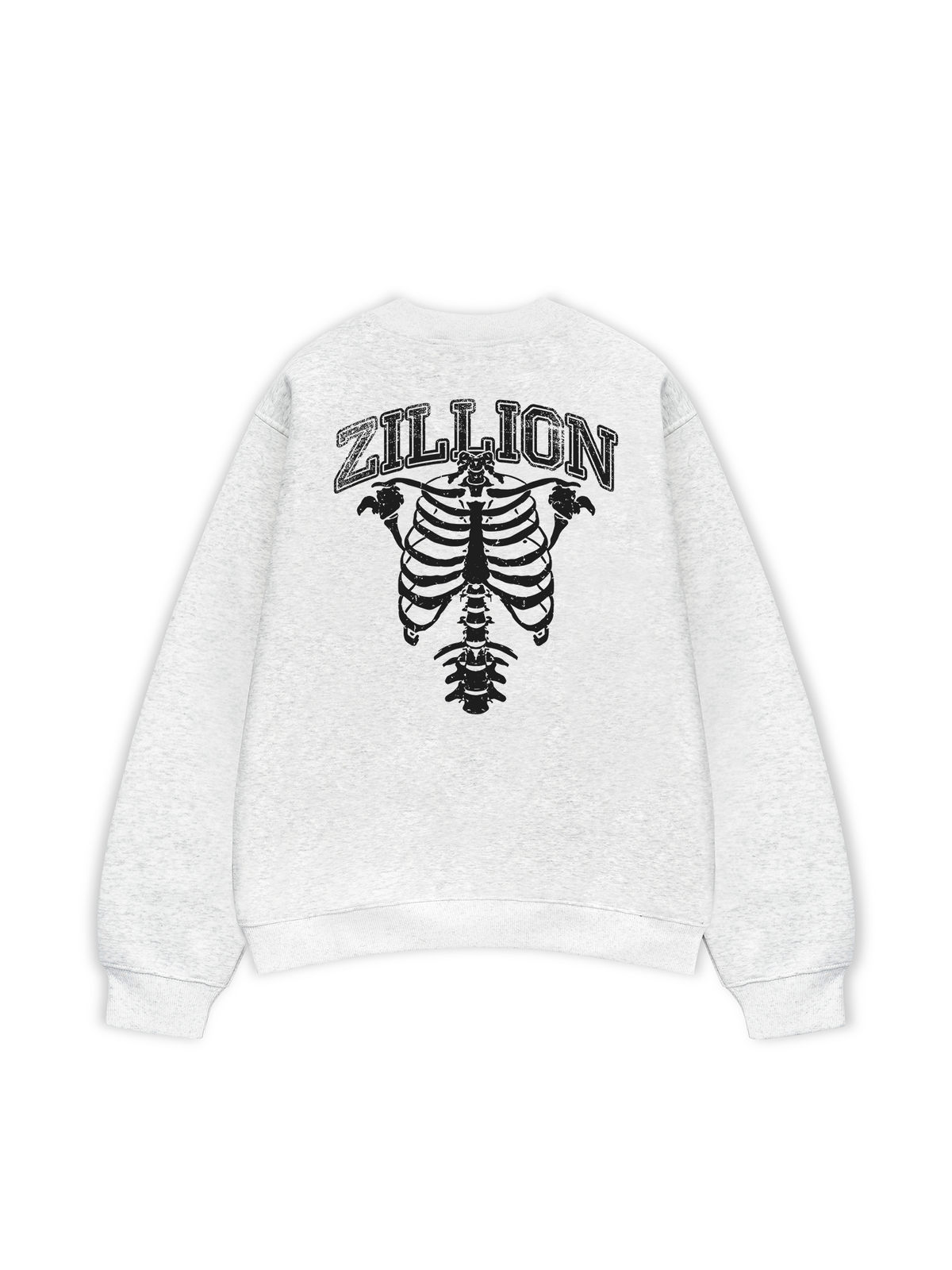 Áo Sweater Nỉ Hai Da Body Bones Zillion