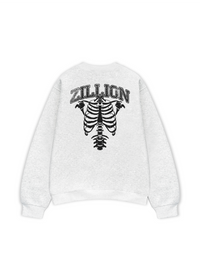 Áo Sweater Nỉ Hai Da Body Bones Zillion
