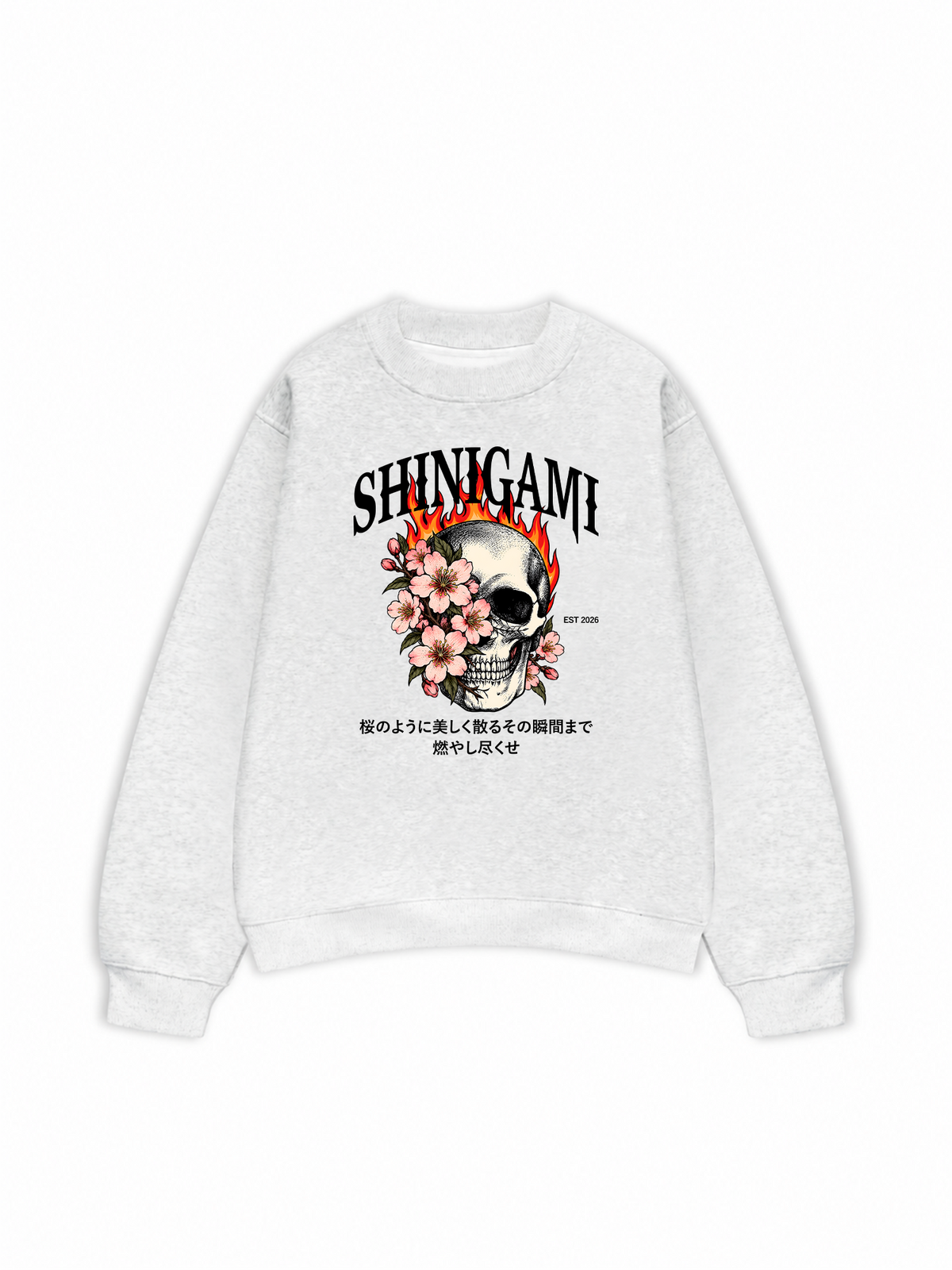 Áo Sweater Nỉ Hai Da Shinigami