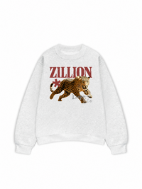 Áo Sweater Nỉ Hai Da Zillion Leopard Vibe