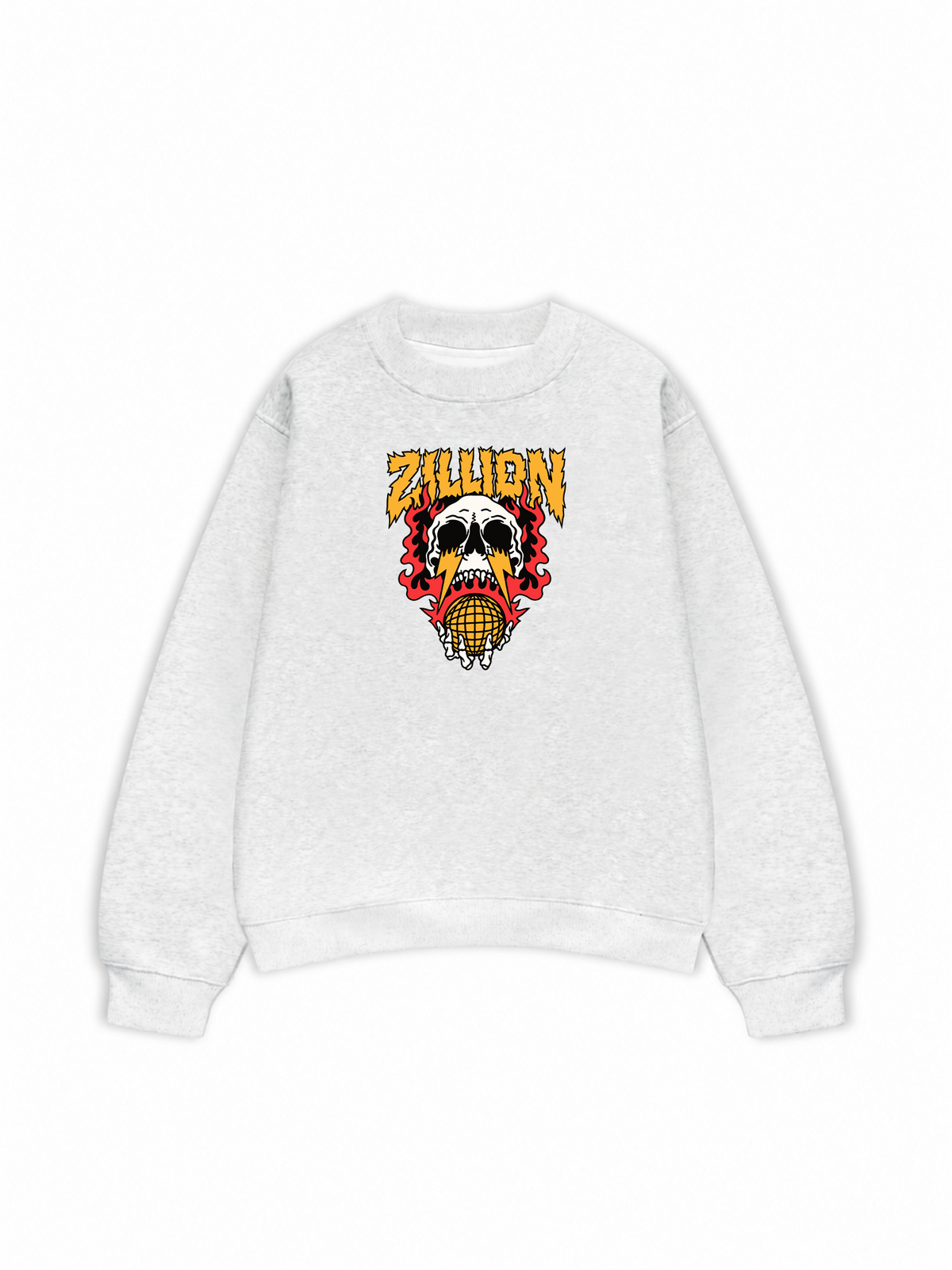 Áo Sweater Nỉ Hai Da Skull Global