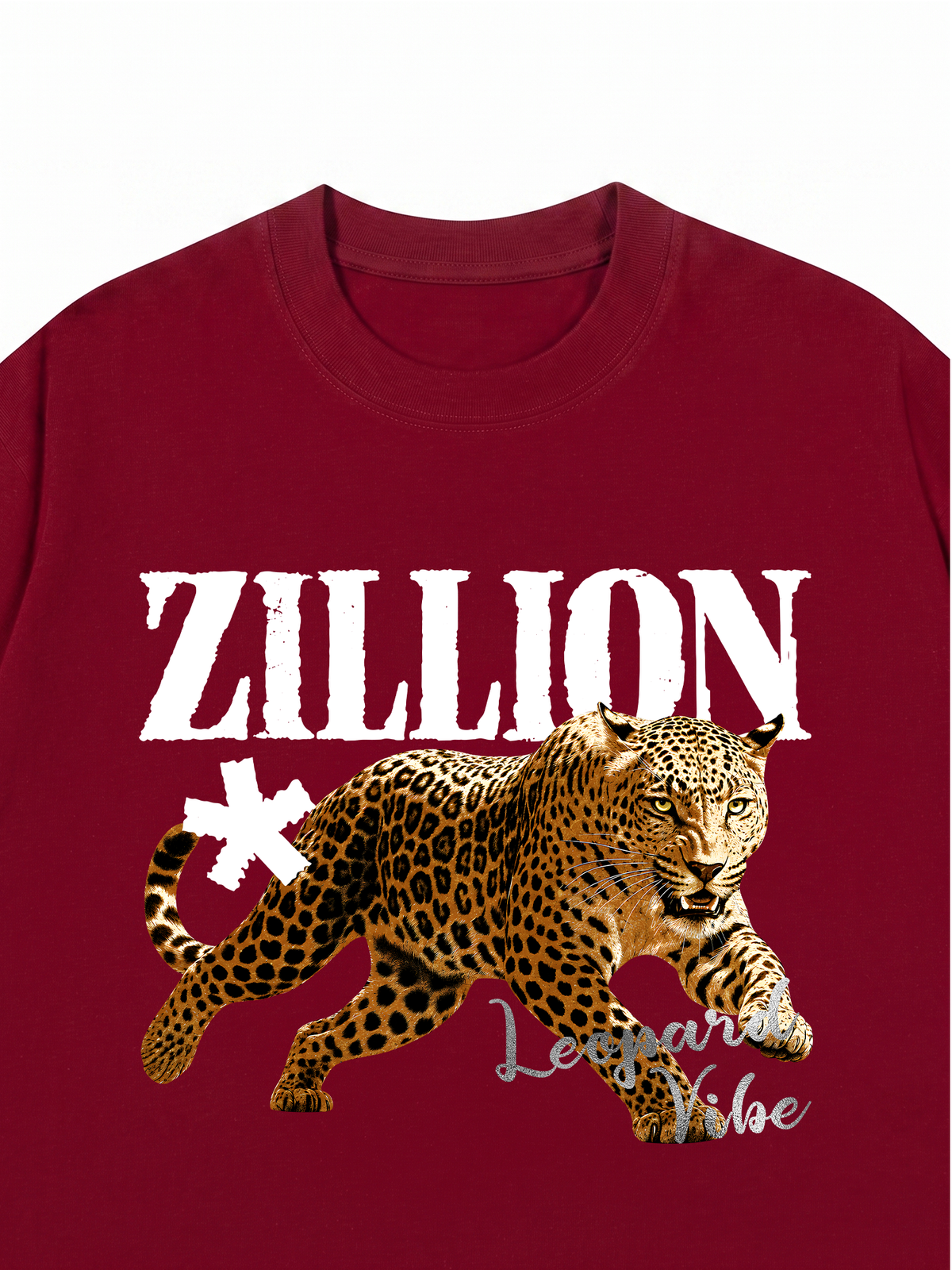 Áo Thun Relaxed Fit Zillion Leopard Vibe