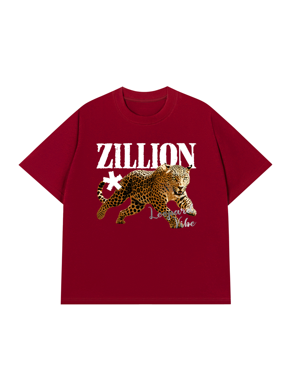 Áo Thun Relaxed Fit Zillion Leopard Vibe