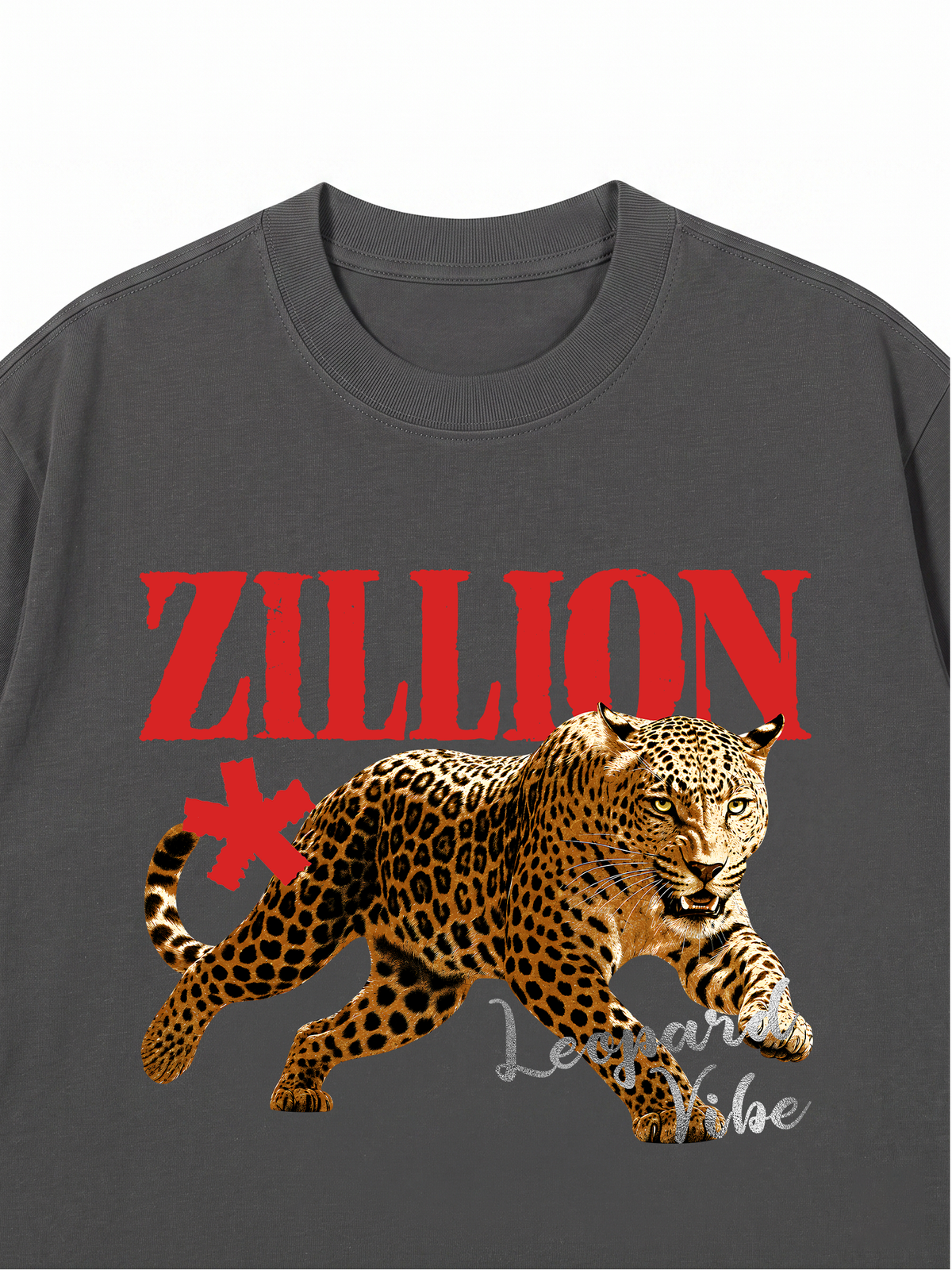 Áo Thun Relaxed Fit Zillion Leopard Vibe