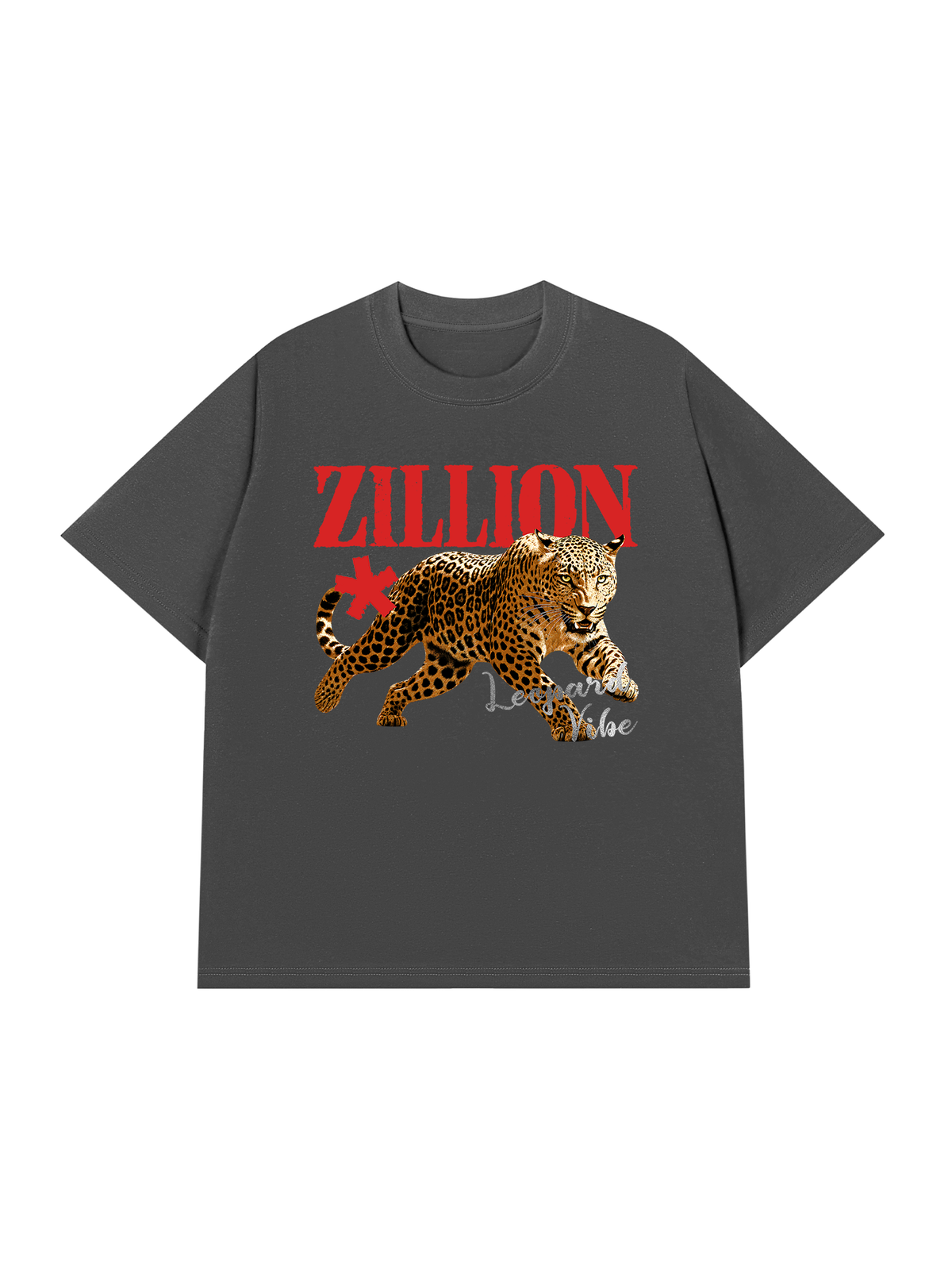 Áo Thun Relaxed Fit Zillion Leopard Vibe