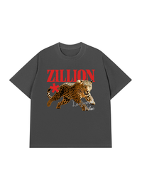 Áo Thun Relaxed Fit Zillion Leopard Vibe