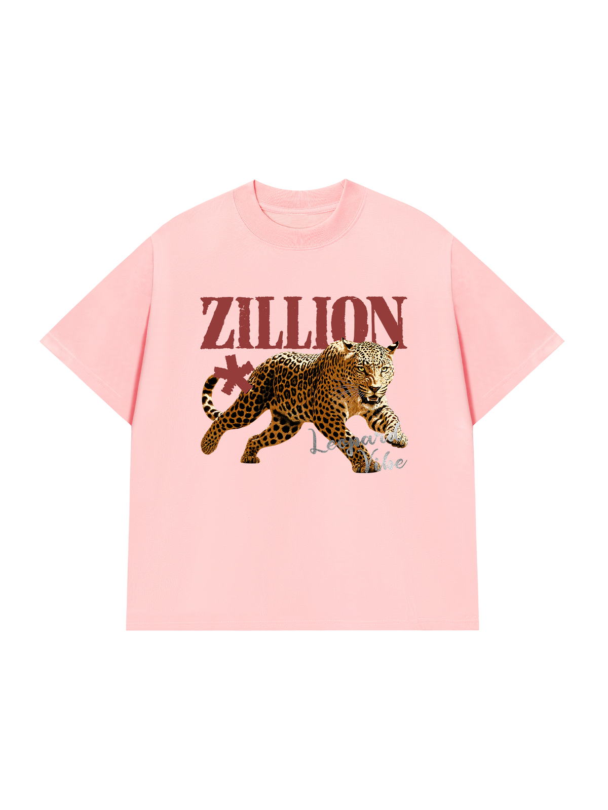 Áo Thun Relaxed Fit Zillion Leopard Vibe