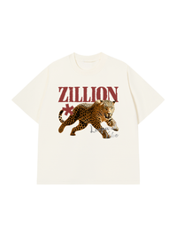 Áo Thun Relaxed Fit Zillion Leopard Vibe