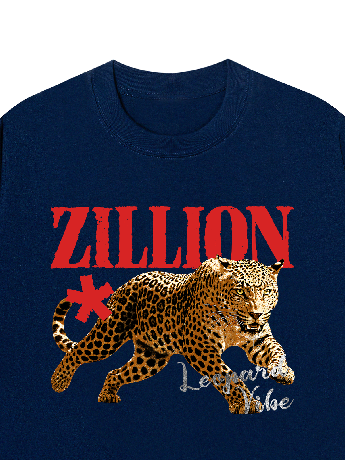 Áo Thun Relaxed Fit Zillion Leopard Vibe