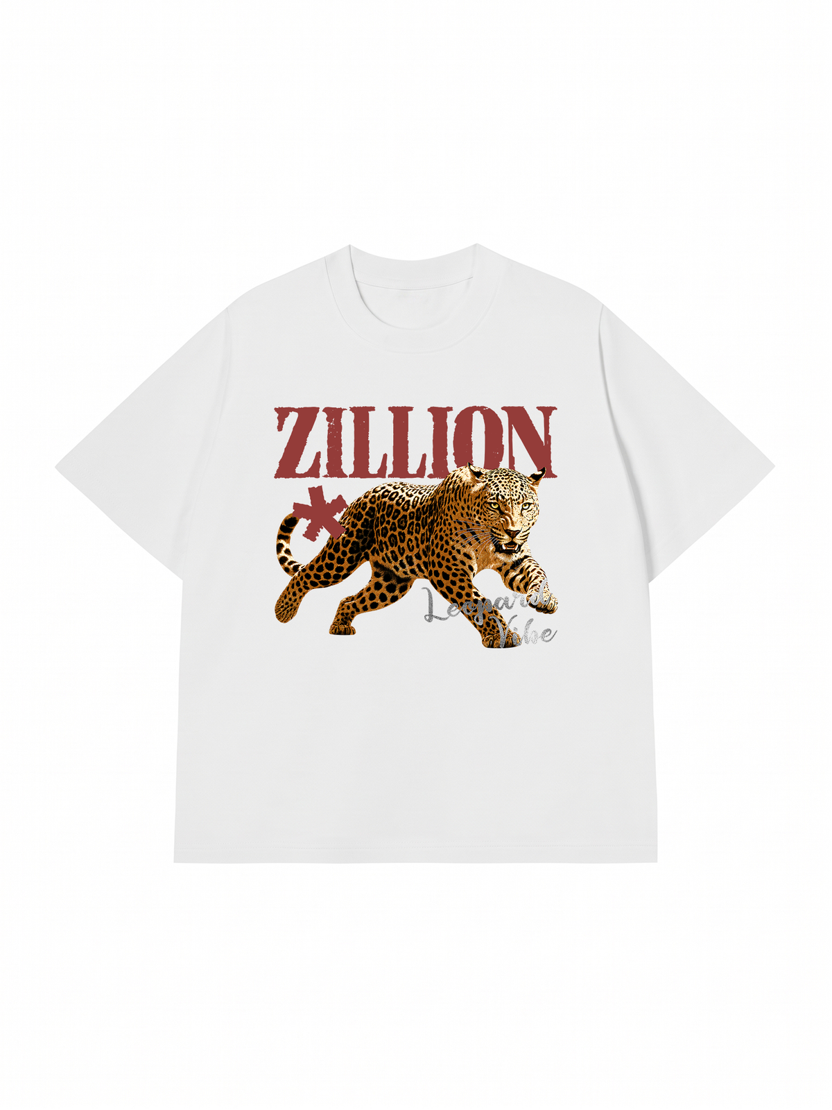 Áo Thun Relaxed Fit Zillion Leopard Vibe