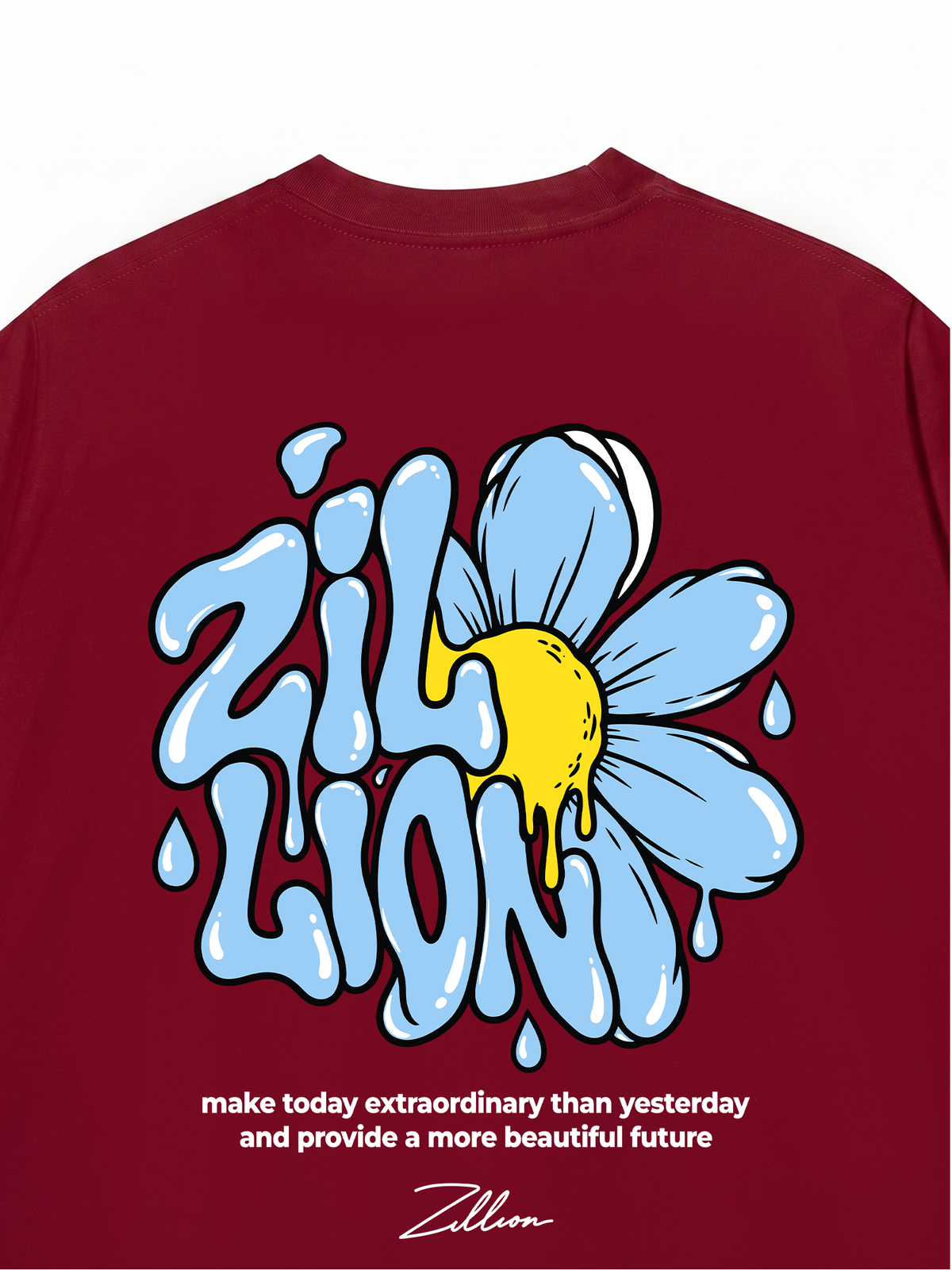 Áo Thun Relaxed Fit Zillion Liquid Bloom