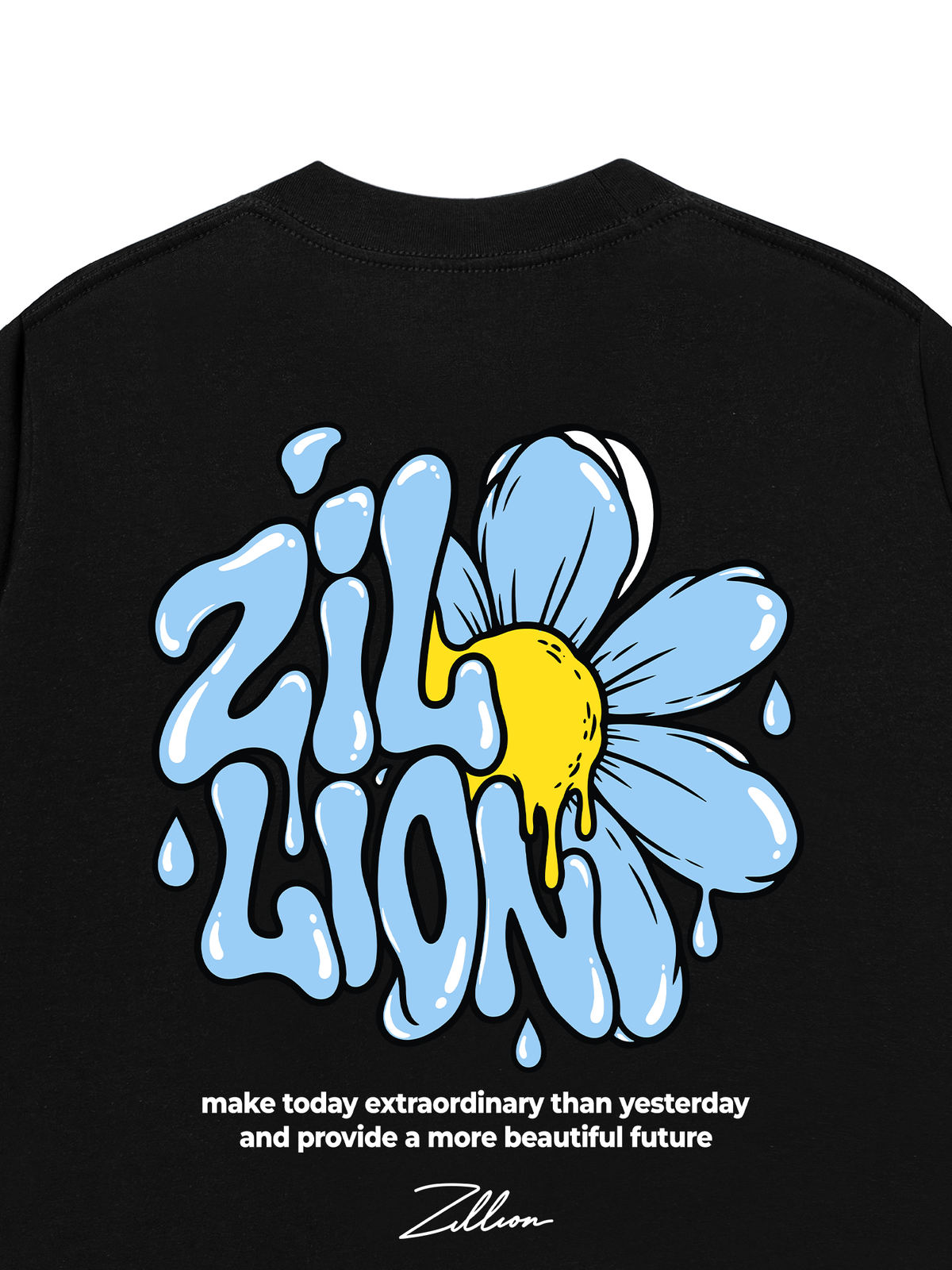 Áo Thun Relaxed Fit Zillion Liquid Bloom