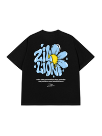 Áo Thun Relaxed Fit Zillion Liquid Bloom