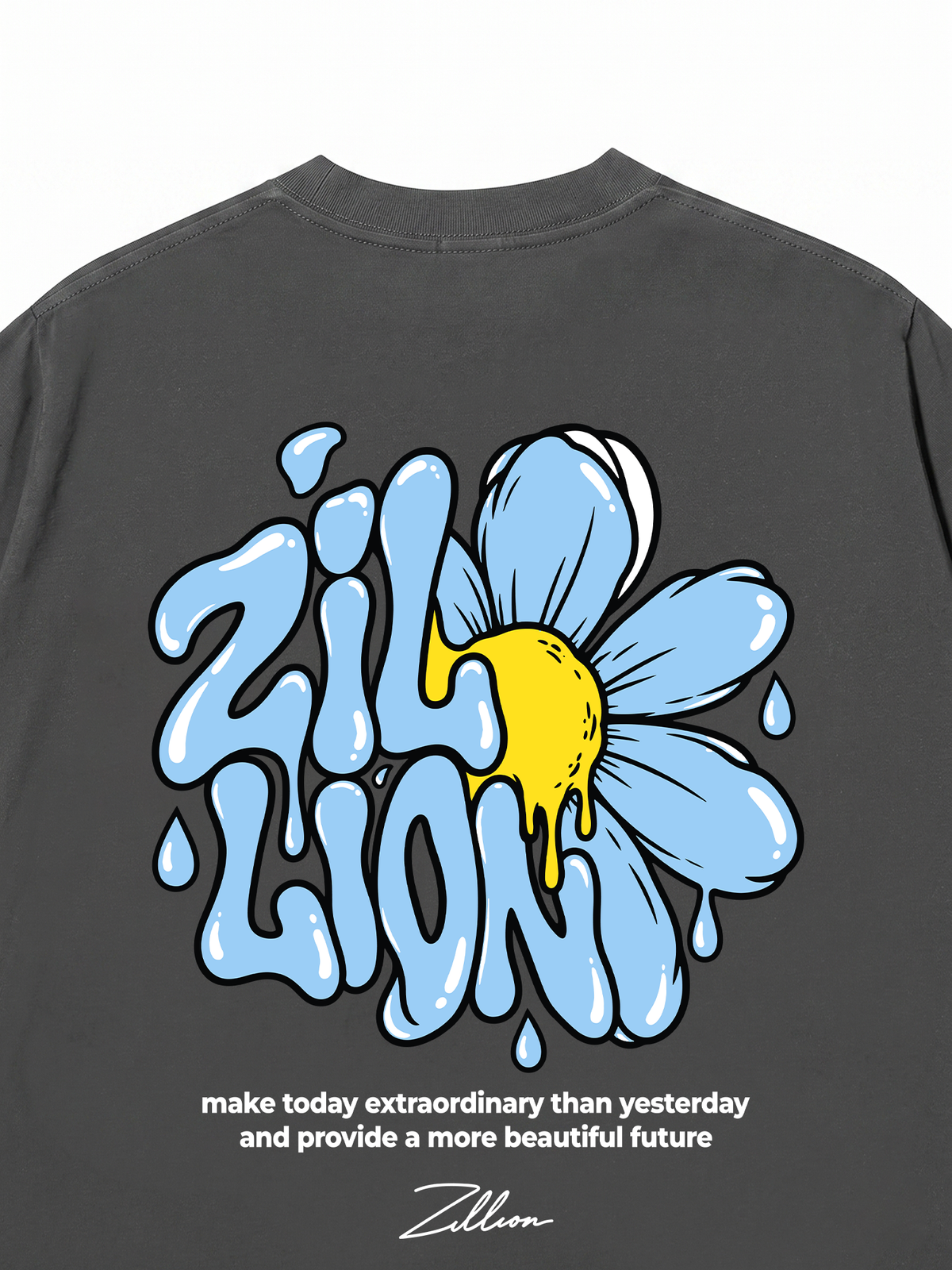 Áo Thun Relaxed Fit Zillion Liquid Bloom