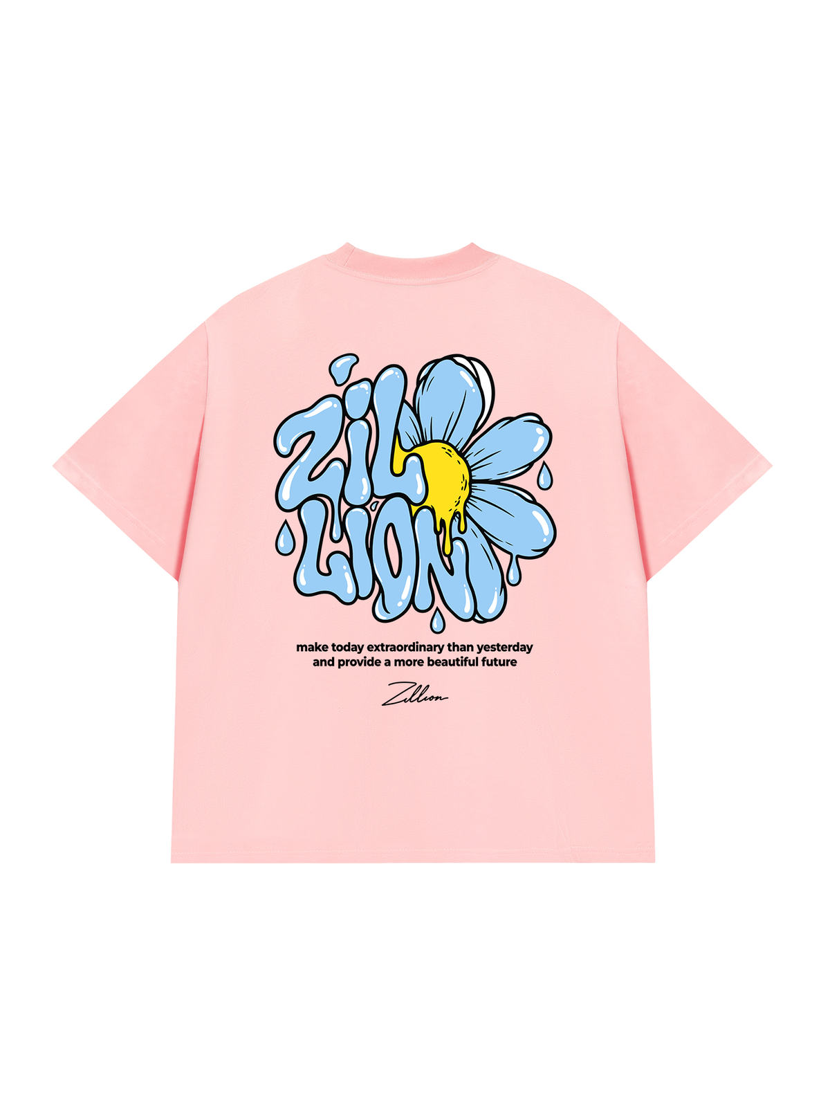 Áo Thun Relaxed Fit Zillion Liquid Bloom