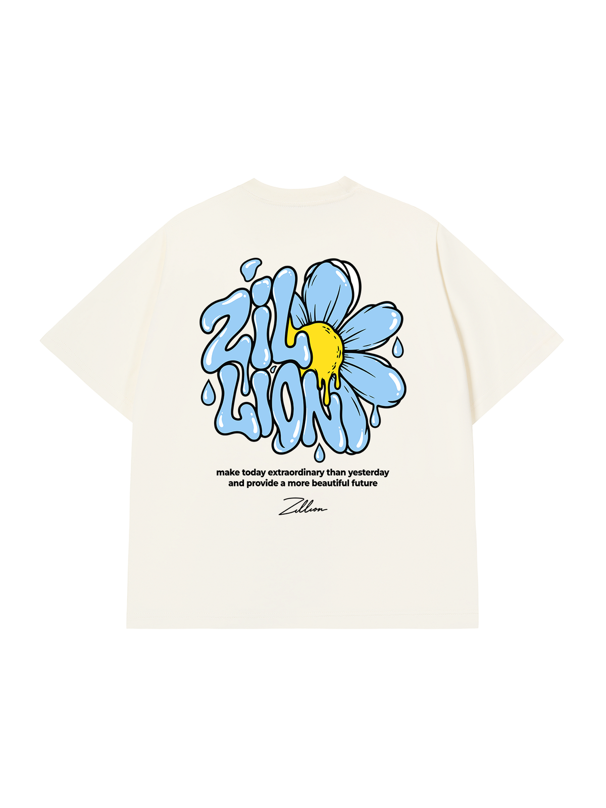 Áo Thun Relaxed Fit Zillion Liquid Bloom