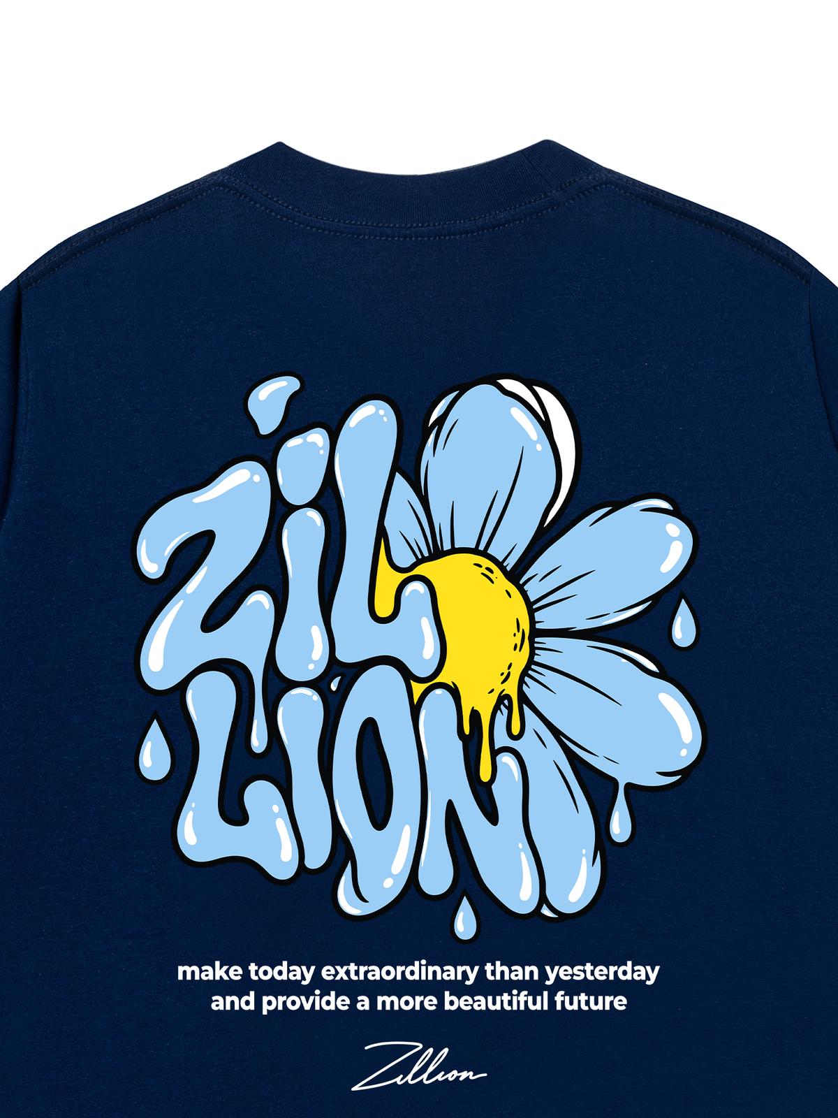 Áo Thun Relaxed Fit Zillion Liquid Bloom