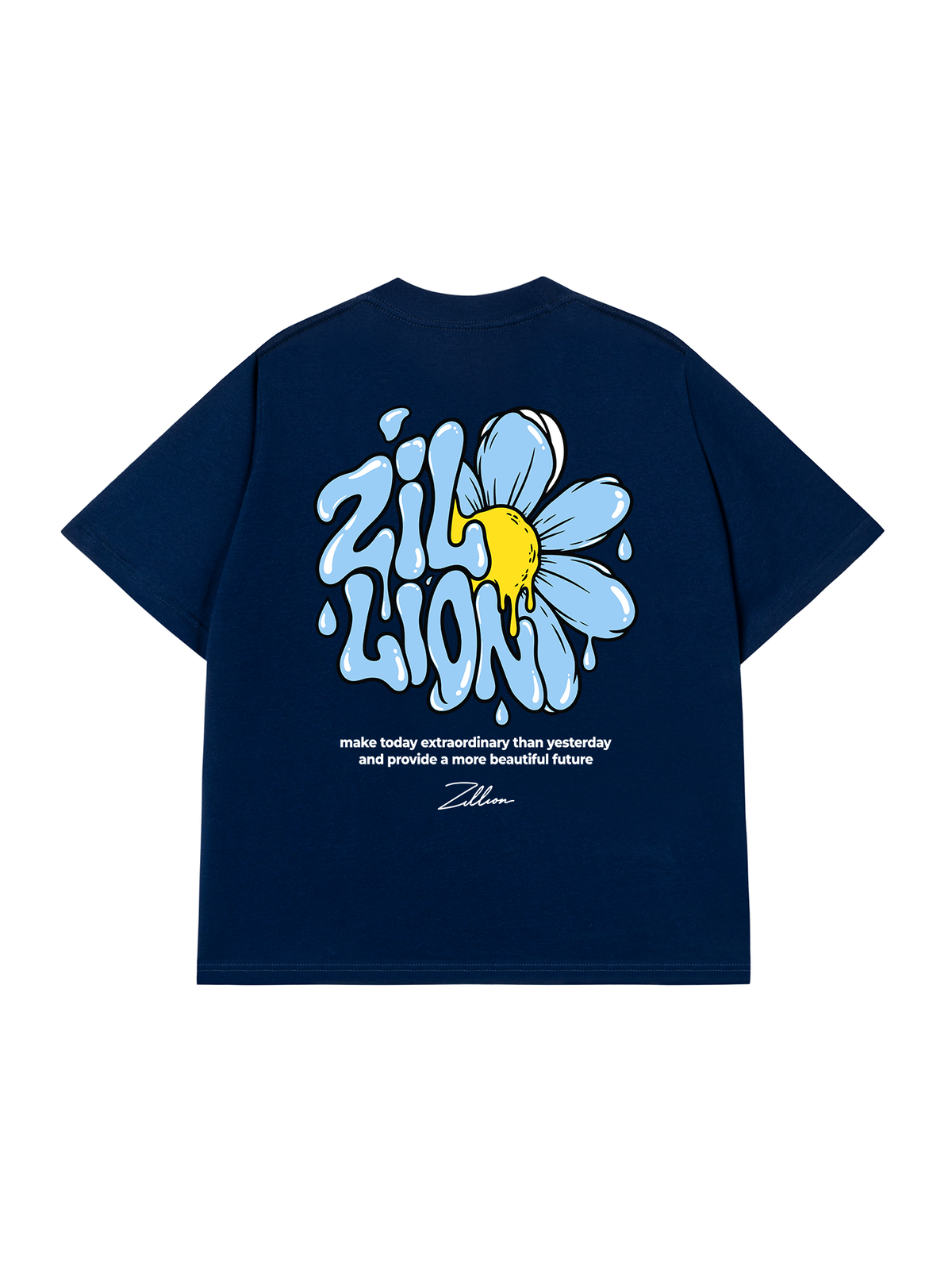 Áo Thun Relaxed Fit Zillion Liquid Bloom