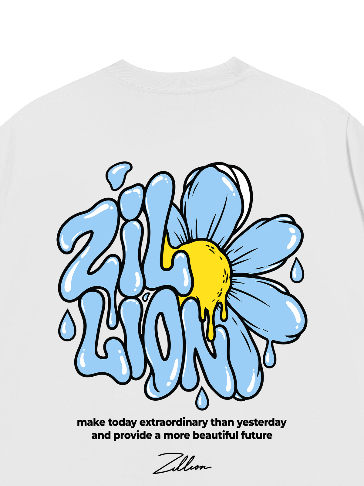 Áo Thun Relaxed Fit Zillion Liquid Bloom