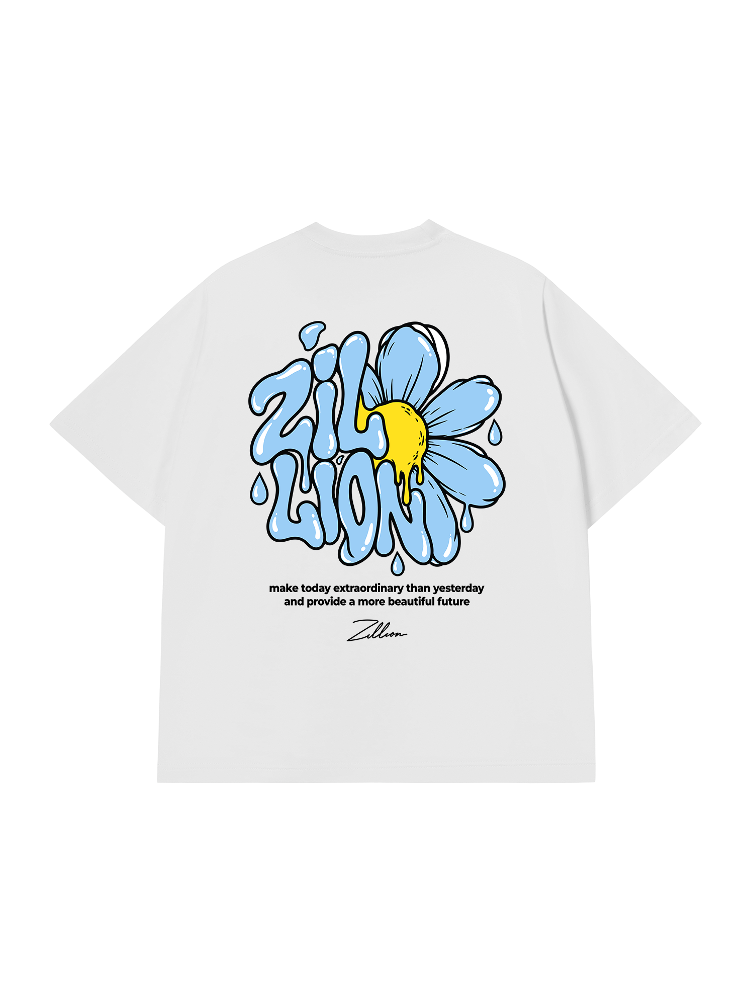 Áo Thun Relaxed Fit Zillion Liquid Bloom