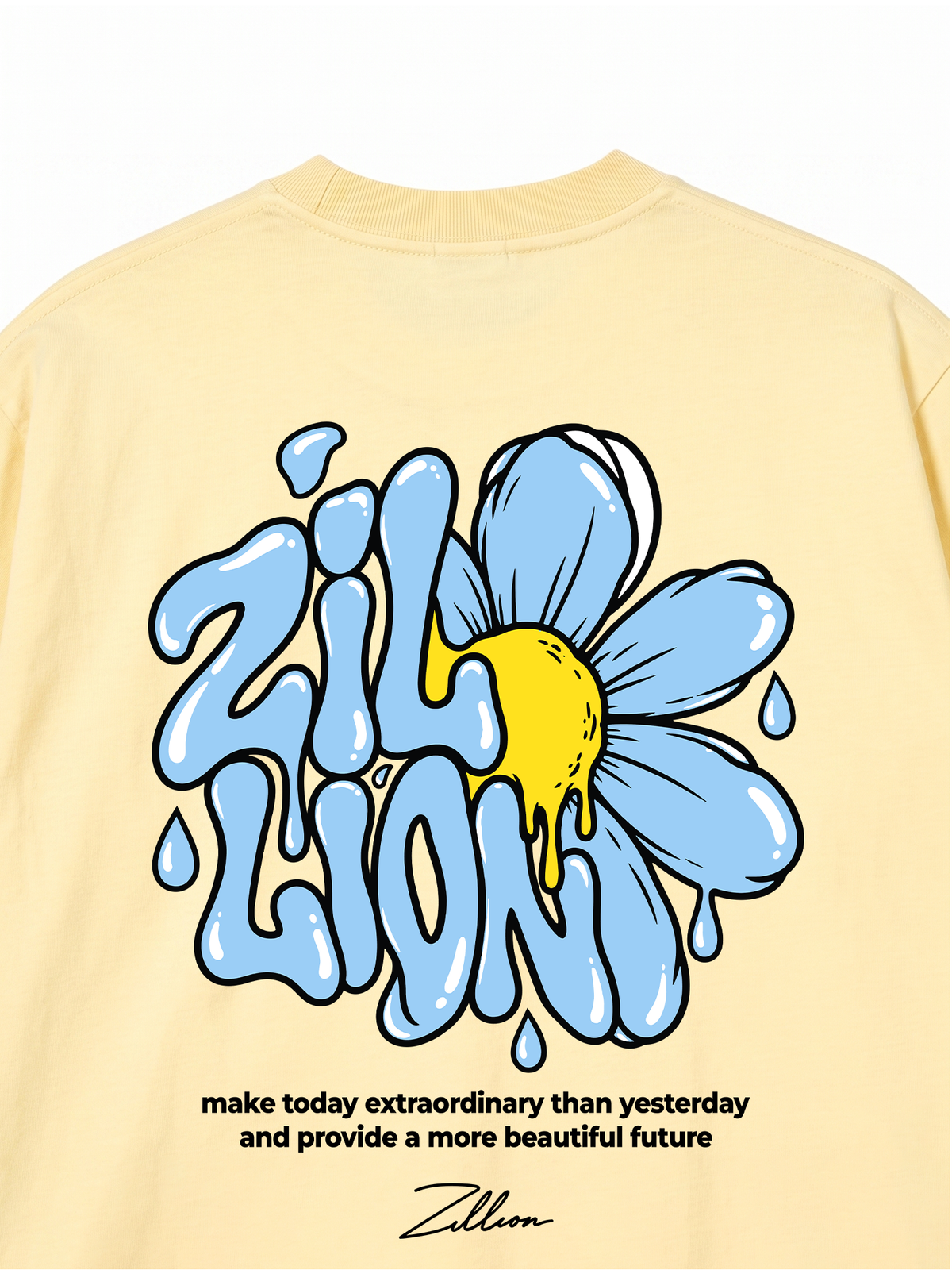 Áo Thun Relaxed Fit Zillion Liquid Bloom