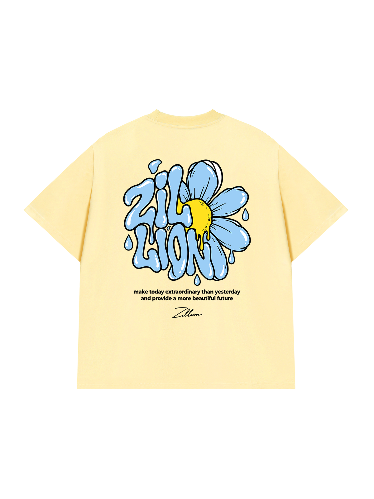 Áo Thun Relaxed Fit Zillion Liquid Bloom