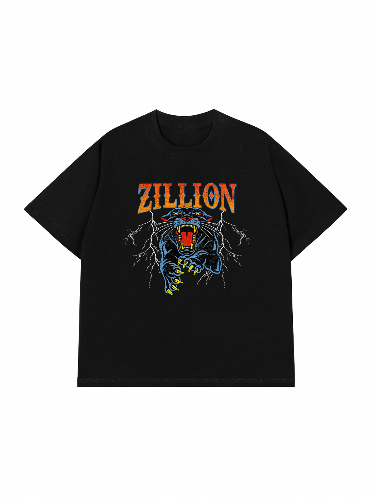 Áo Thun Relaxed Fit Zillion Thunder Panther
