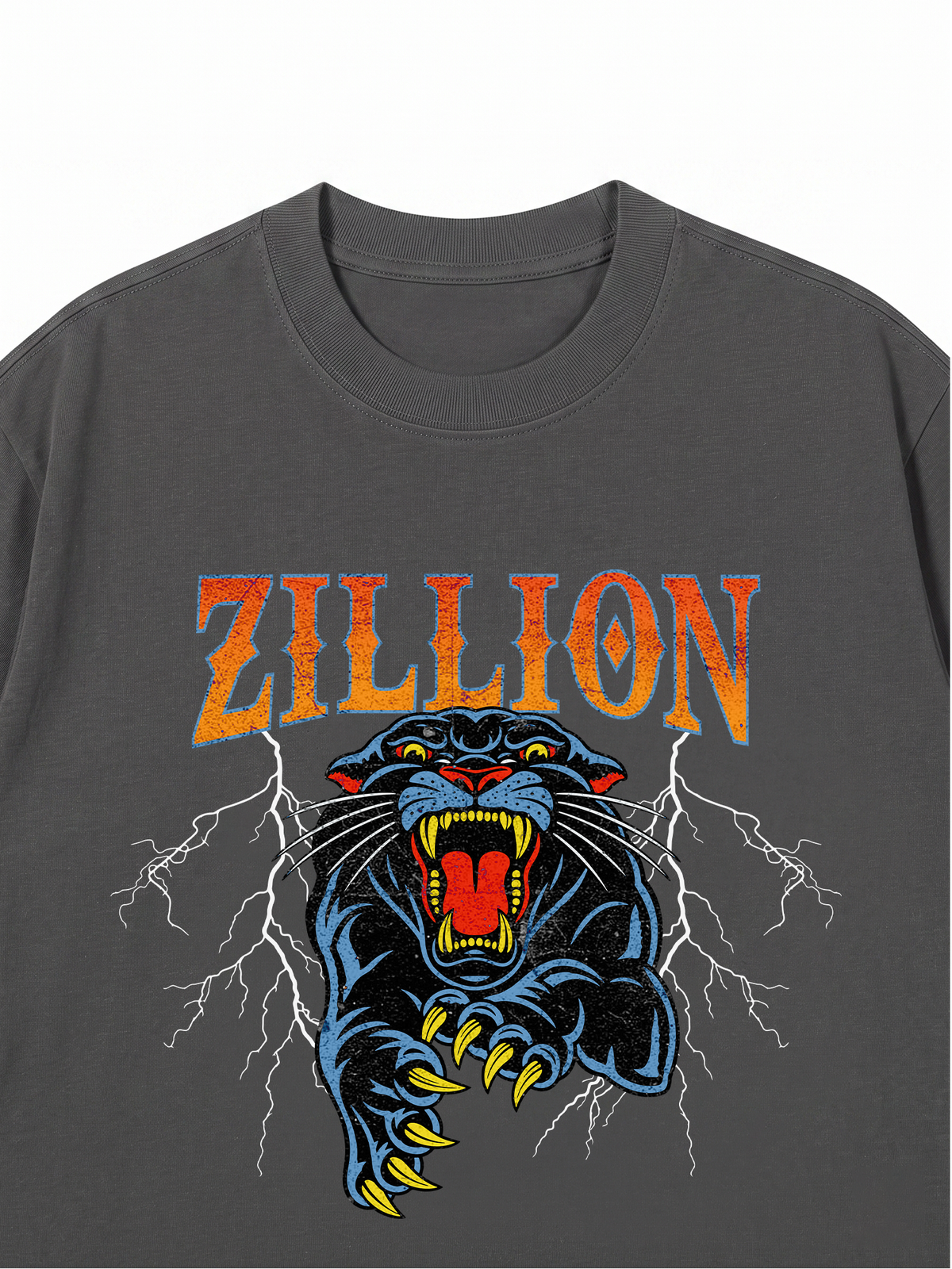 Áo Thun Relaxed Fit Zillion Thunder Panther