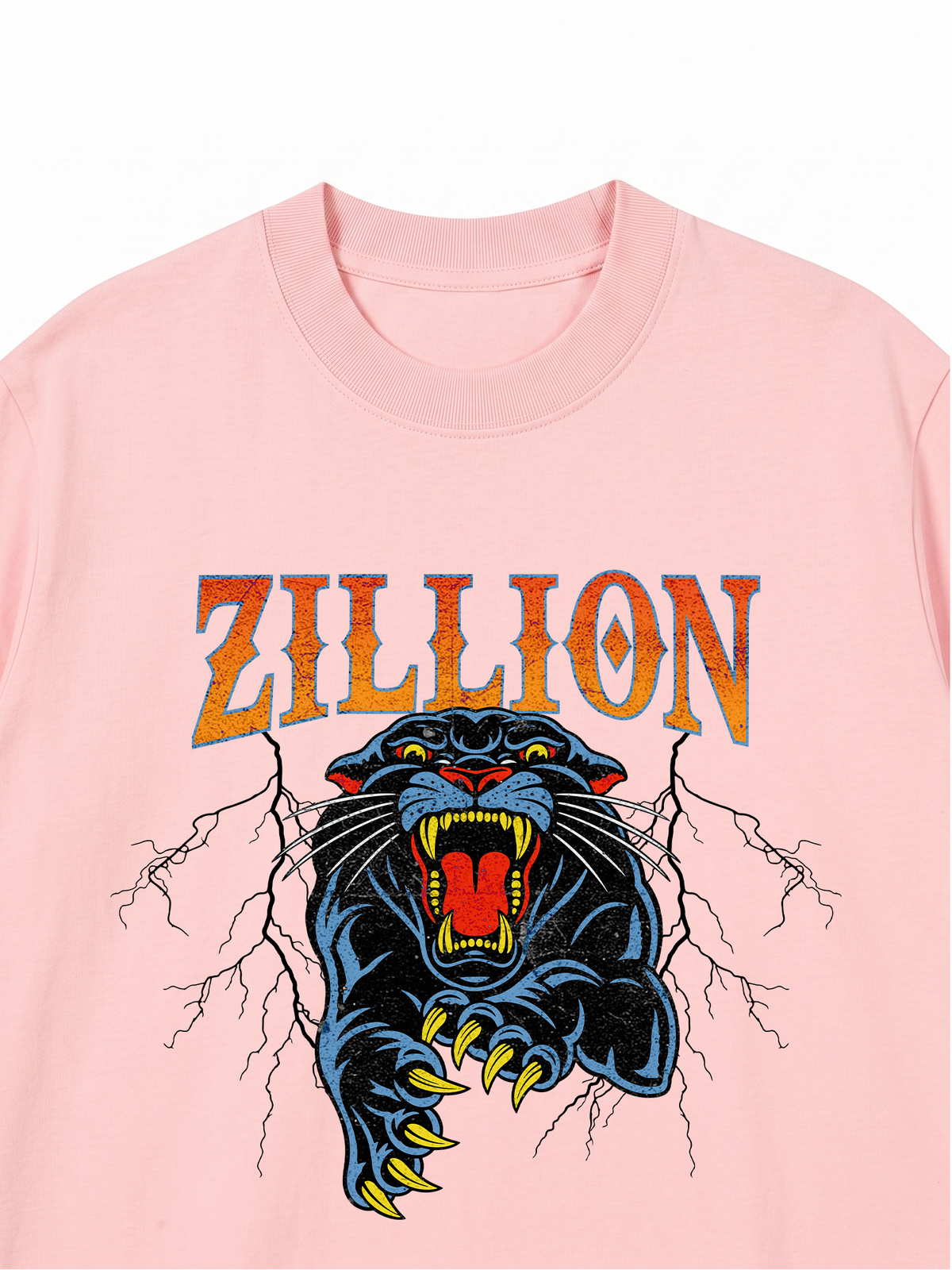 Áo Thun Relaxed Fit Zillion Thunder Panther