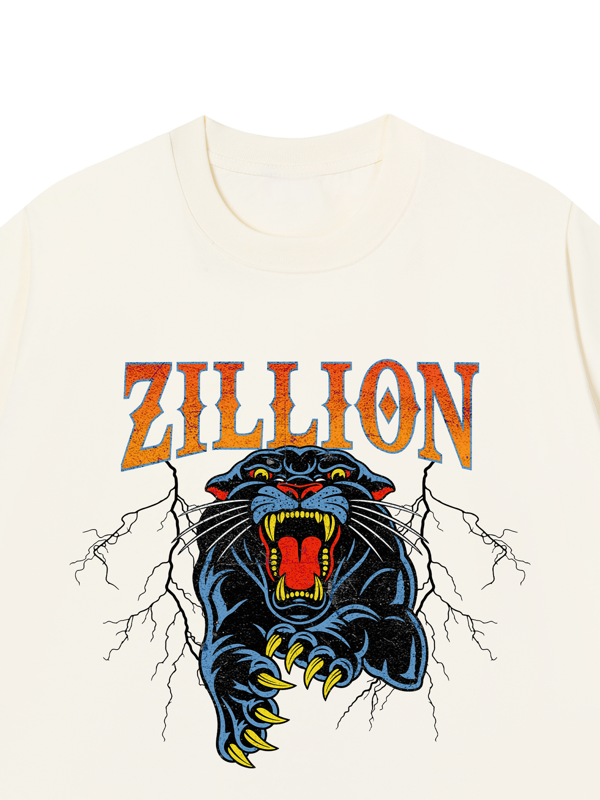 Áo Thun Relaxed Fit Zillion Thunder Panther