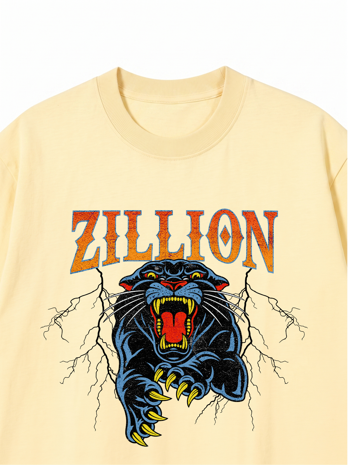 Áo Thun Relaxed Fit Zillion Thunder Panther