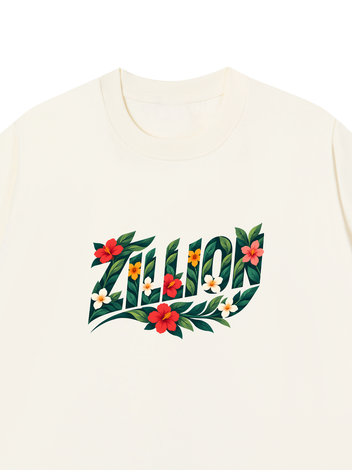 Áo Thun Relaxed Fit Zillion Tropical Bloom Tee