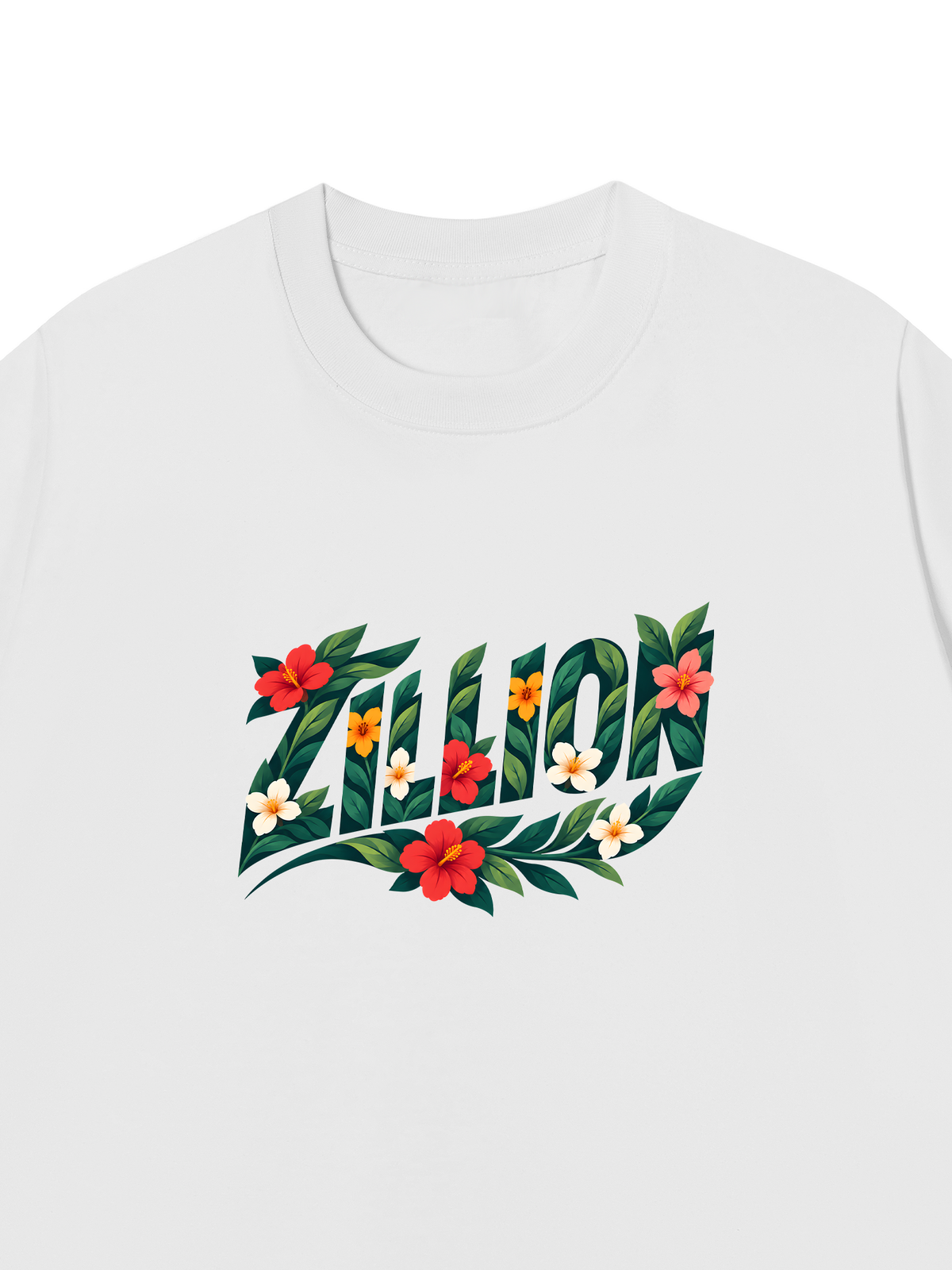 Áo Thun Relaxed Fit Zillion Tropical Bloom Tee