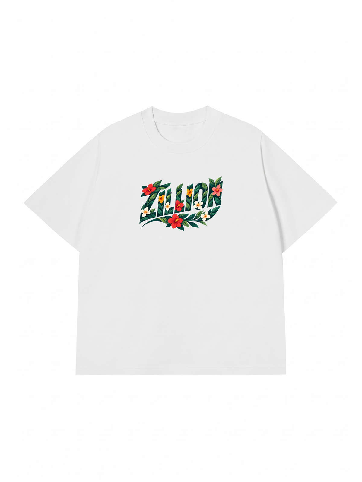 Áo Thun Relaxed Fit Zillion Tropical Bloom Tee