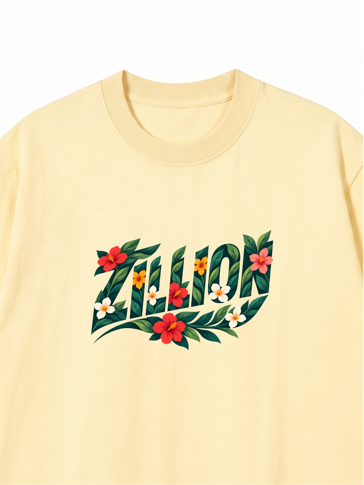 Áo Thun Relaxed Fit Zillion Tropical Bloom Tee