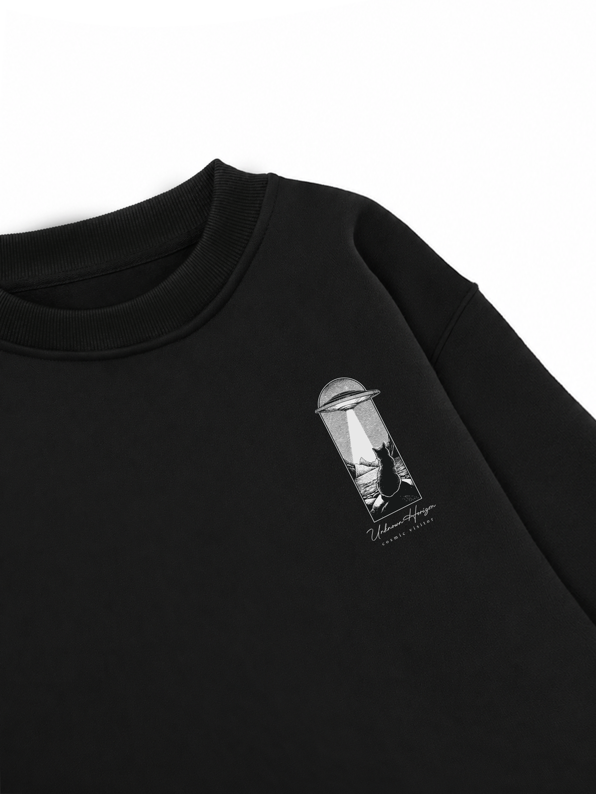 Áo Sweater Nỉ Hai Da Cosmic Visitor