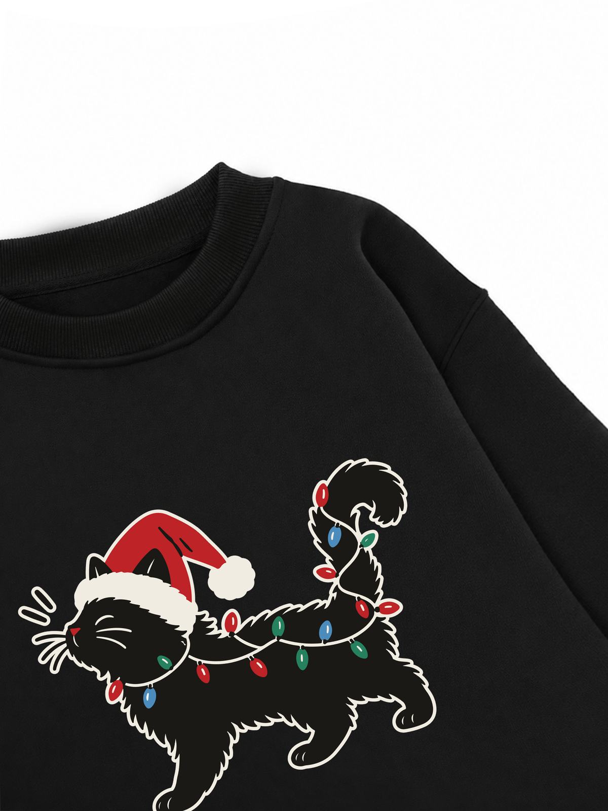 Áo Sweater Nỉ Hai Da Santa Catty