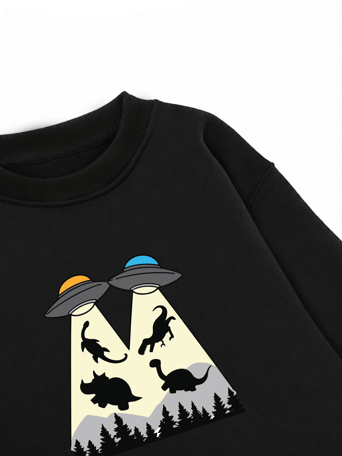Áo Sweater Nỉ Hai Da DINO ABDUCTION